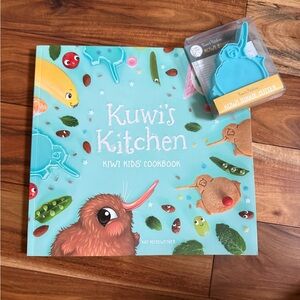 Kuwi the Kiwi Cookbook and Cutter